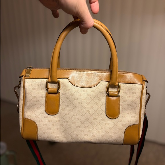 PRISTINE Vintage GUCCI GG Boston Bag - No Peeling - COA Included AUTHENTICATED - Picture 6 of 15